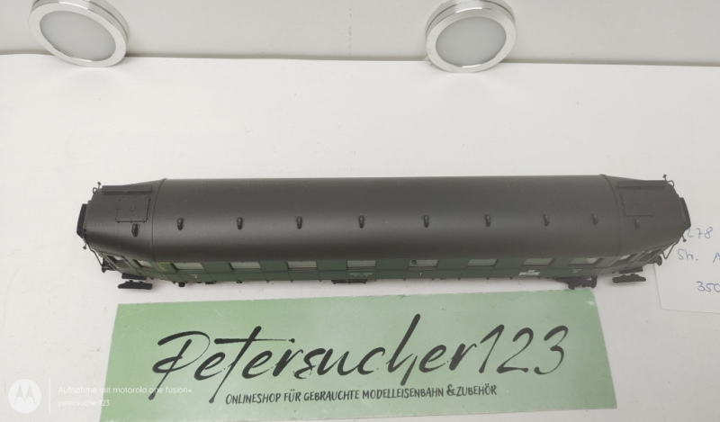 Märklin H0 AC 11278 Personenwagen / DR / 1.+ 2.Kl. / Grün / Nem / KK