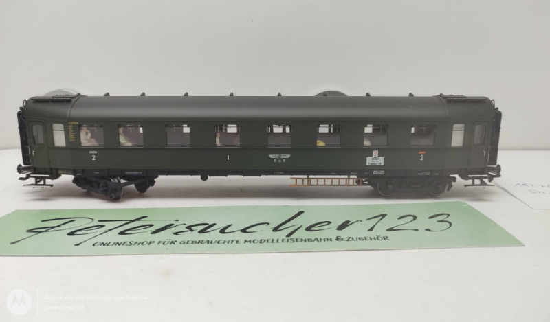 Märklin H0 AC 11278 Personenwagen / DR / 1.+ 2.Kl. / Grün / Nem / KK