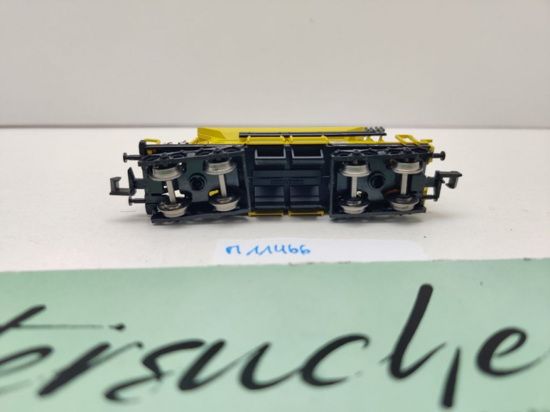 Minitrix N DC 11466 Schotterwagen "Gleisbau" aus Set / DB