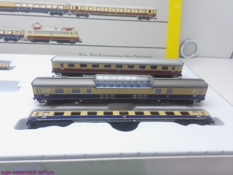 Minitrix N DC 11614  Schnellzugset "Rheinpfeil"/ DSS / Ep. III / Analog / OVP