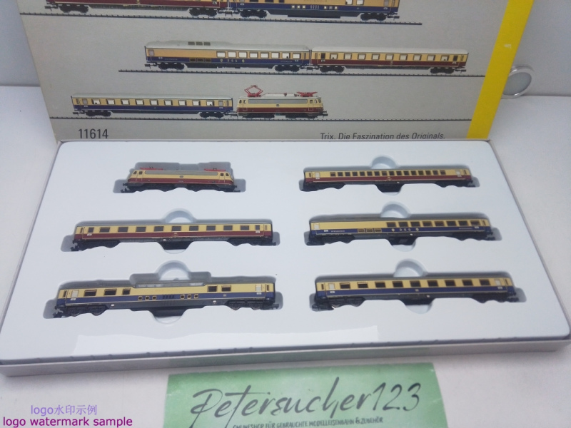 Minitrix N DC 11614  Schnellzugset "Rheinpfeil"/ DSS / Ep. III / Analog / OVP