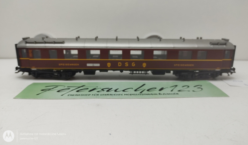 Märklin H0 AC 1237 Speisewagen / DSG / / Rot  / Nem / KK
