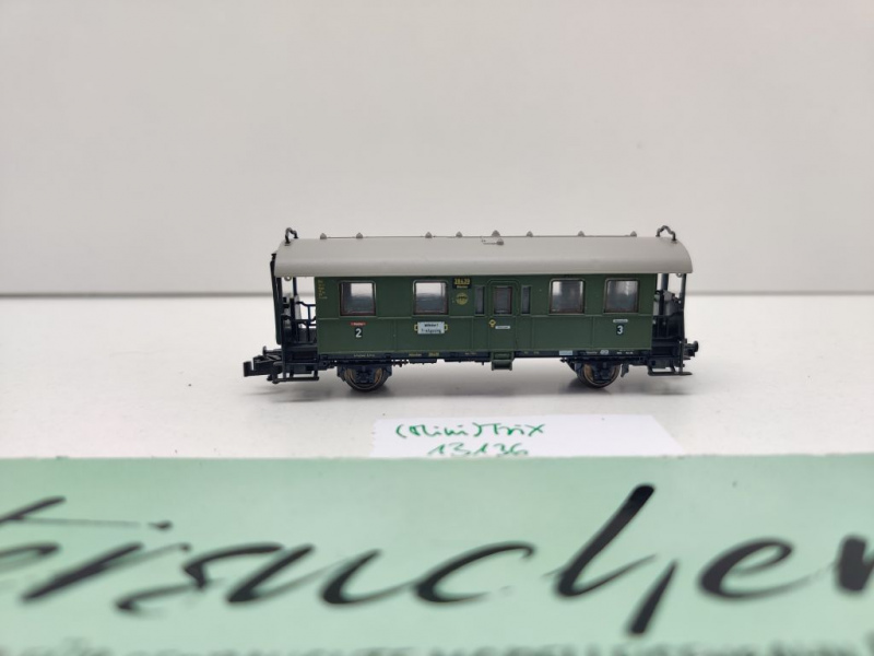 Minitrix N DC 13136 Lokalbahnwagen 2.-3.Kl BCi / DRG