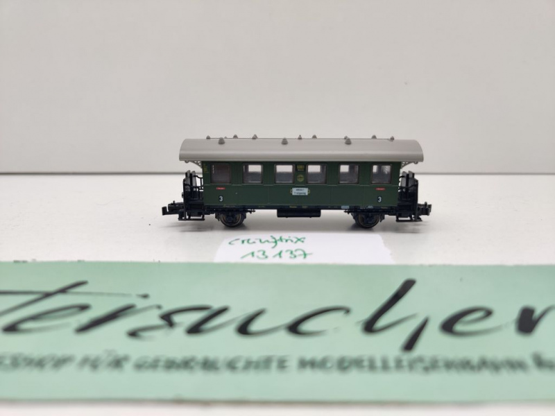 Minitrix N DC 13137 Lokalbahnwagen 3.Kl Ci / DRG