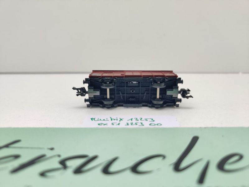 Minitrix N DC 13253 ex 51 3253 00 ged. Güterwagen Gklm191 / DB