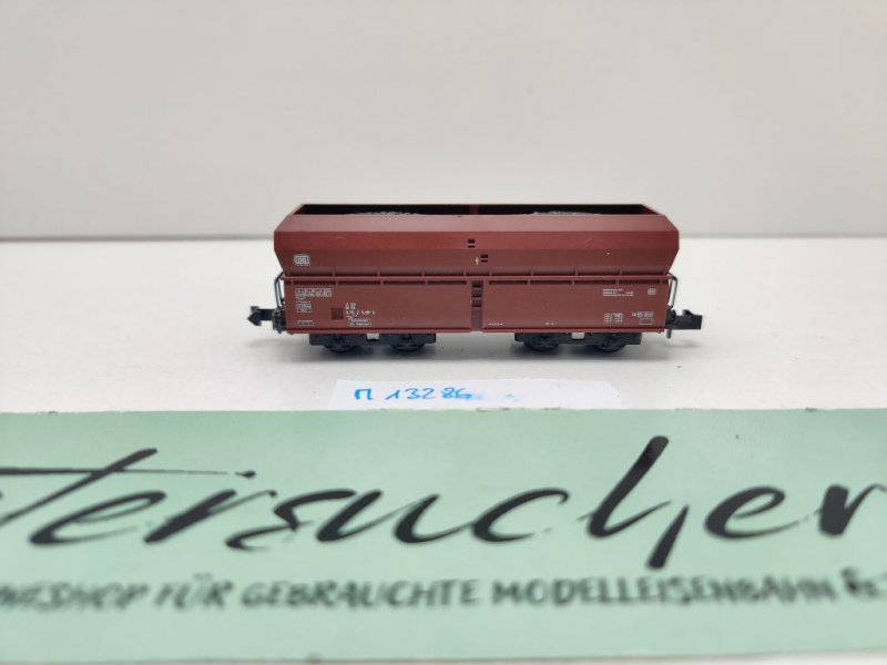Minitrix N DC 13286 ex 3286 Selbstentladewagen Ladung Kohlen Fad167 / DB