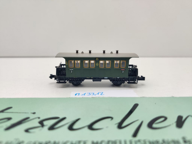 Minitrix N DC 13312 Lokalbahnwagen 3.Kl CL / DRG