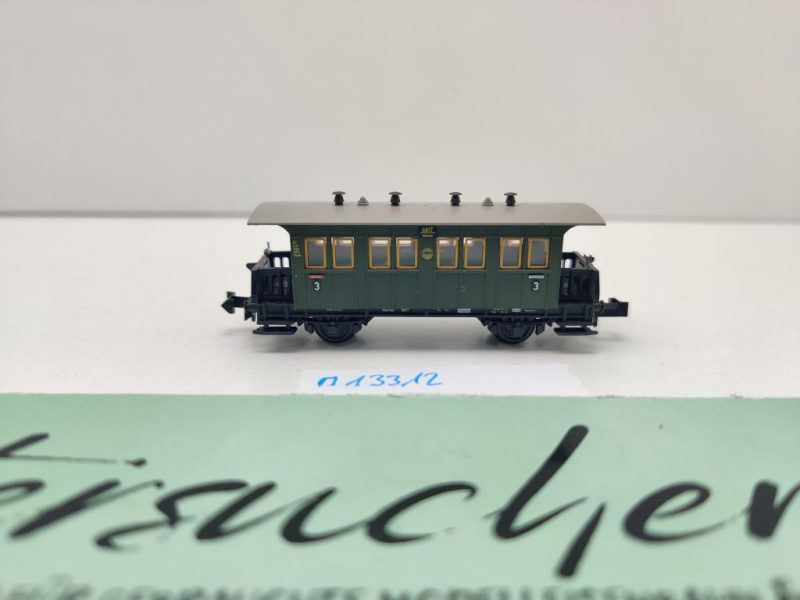 Minitrix N DC 13312 Lokalbahnwagen 3.Kl CL / DRG