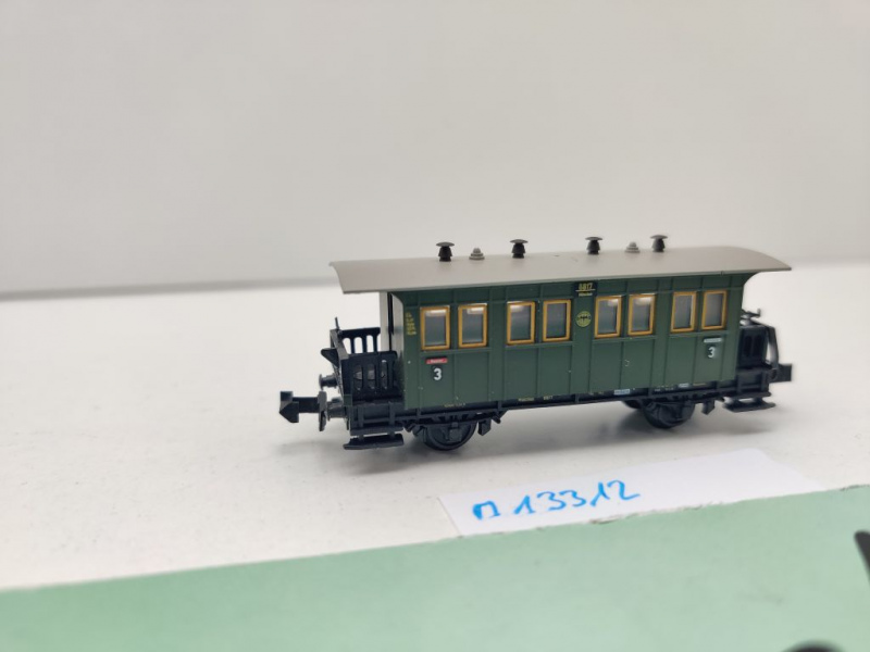 Minitrix N DC 13312 Lokalbahnwagen 3.Kl CL / DRG