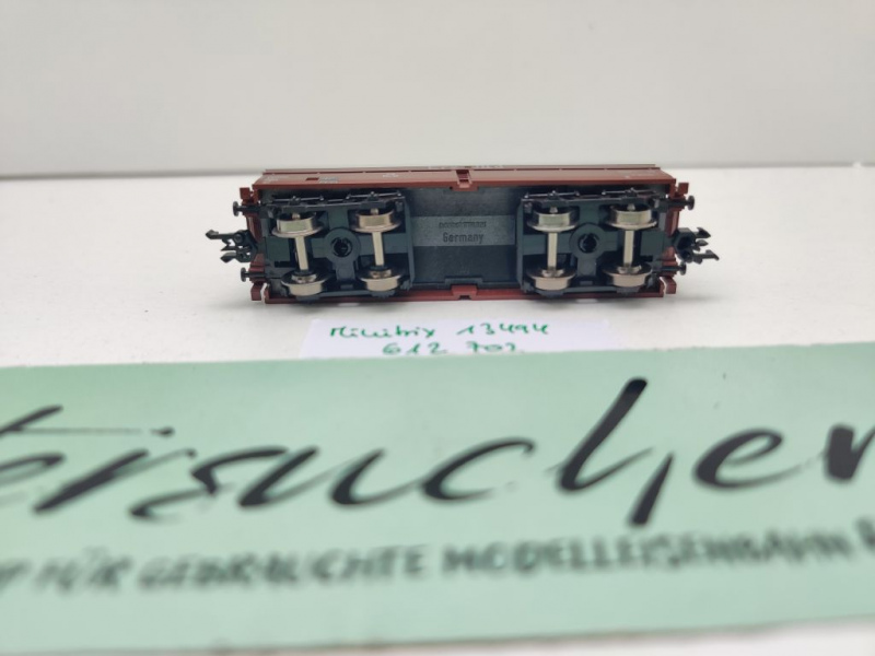 Minitrix N DC 13494 Selbstentladewagen "Erz IIId" OOtz / 612 702 / NEM / DB