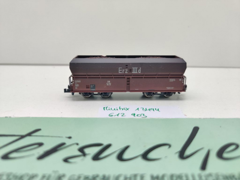 Minitrix N DC 13494 Selbstentladewagen "Erz IIId" OOtz / 612 903 / NEM / DB