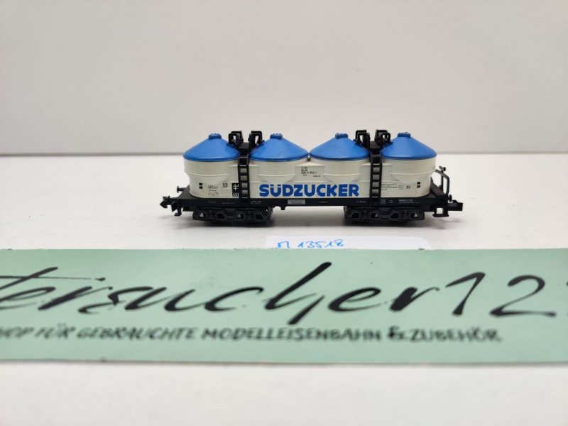 Minitrix N DC 13518 ex 3518 Silowagen "Südzucker" Uacs / DB