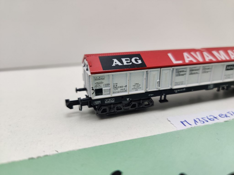 Minitrix N DC 13567 Schiebedachwagen "Lawamat" KKk48 / DB