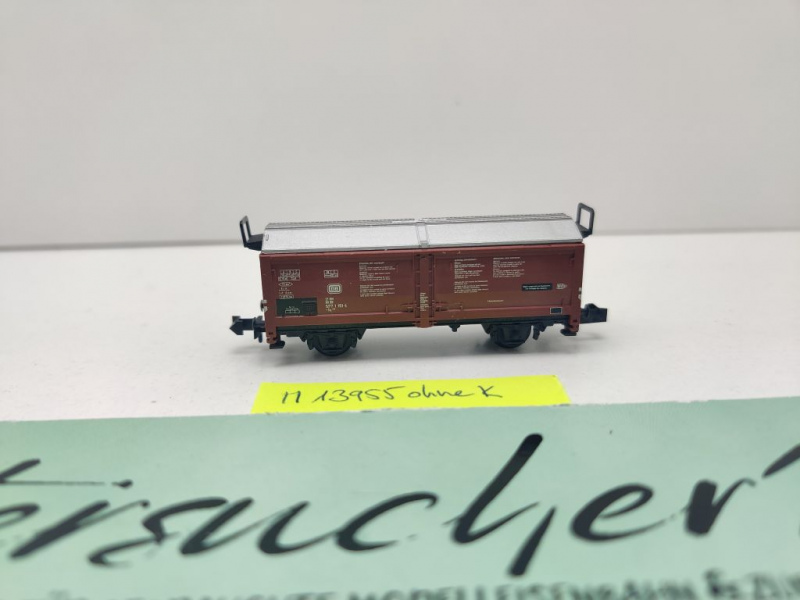 Minitrix N DC 13955 Schiebewandwagen Tis858 / norm. Kupplung / DB