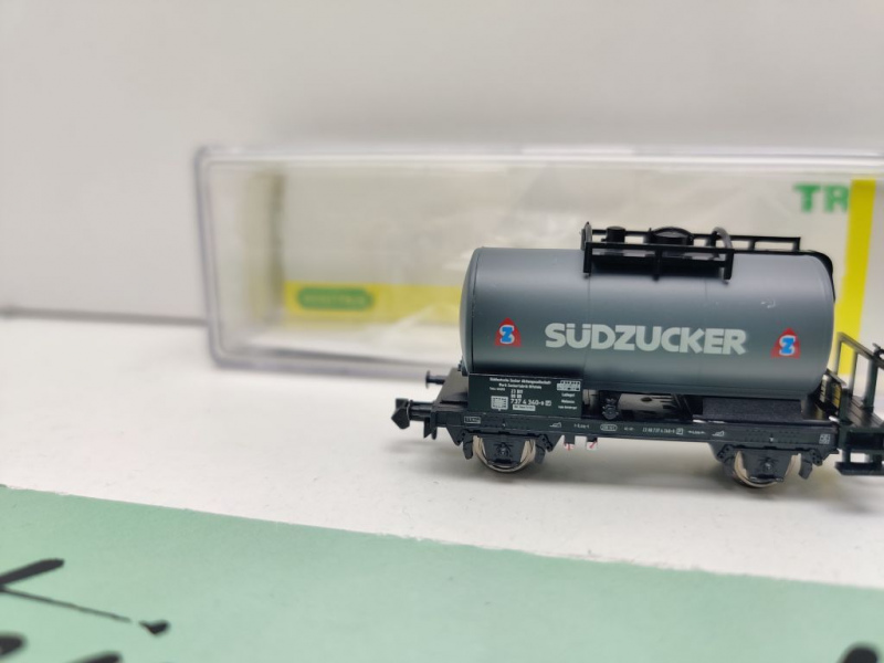 Minitrix N DC 15057 Kesselwagen "Südzucker" Z / NEM / DB / OVP