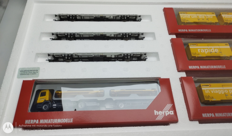 Märklin H0 AC 151092 Güterwagen-Set / Schweizer Post  SBB  OVP