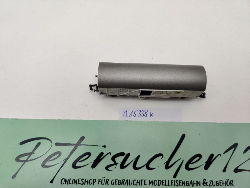 Minitrix N DC 15338 ged Güterwagen "Develey" Gbls36 / SoMo IMA 2005 München / DB