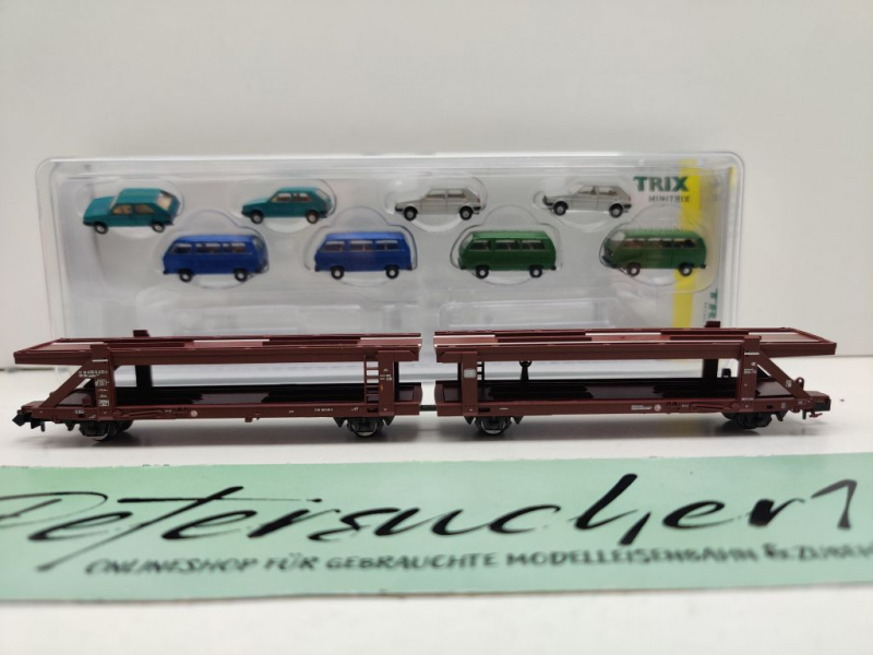 Minitrix N DC 15441 2teil. Set "Automod. a Wolfsburg" Laaeks553 / NEM / DB / OVP