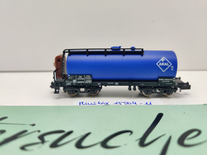 Minitrix N DC 15504-11 Kesselwagen "Aral" / NEM / DB