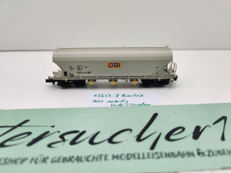 Minitrix N DC 15657-08 Getreidetransporter "Cita" Uapps / NEM / SNCB