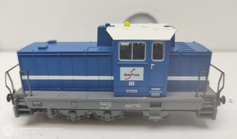 Märklin H0 AC 29453 Diesellok DRG 700 Henschel Global Trans / Mfx / Sound / Blinklicht