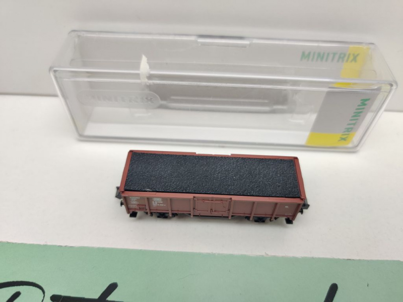 Minitrix N DC 18088 Hochbordwagen E040 / NEM / DB / OVP