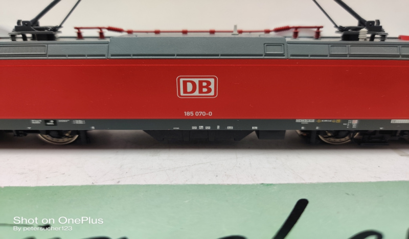 Märklin H0 AC BR185 070-0 Elektrolok / DB / Rot / Mfx - Digital 