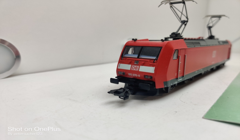 Märklin H0 AC BR185 070-0 Elektrolok / DB / Rot / Mfx - Digital 