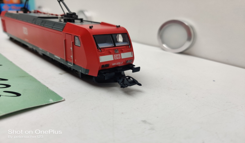 Märklin H0 AC BR185 070-0 Elektrolok / DB / Rot / Mfx - Digital 