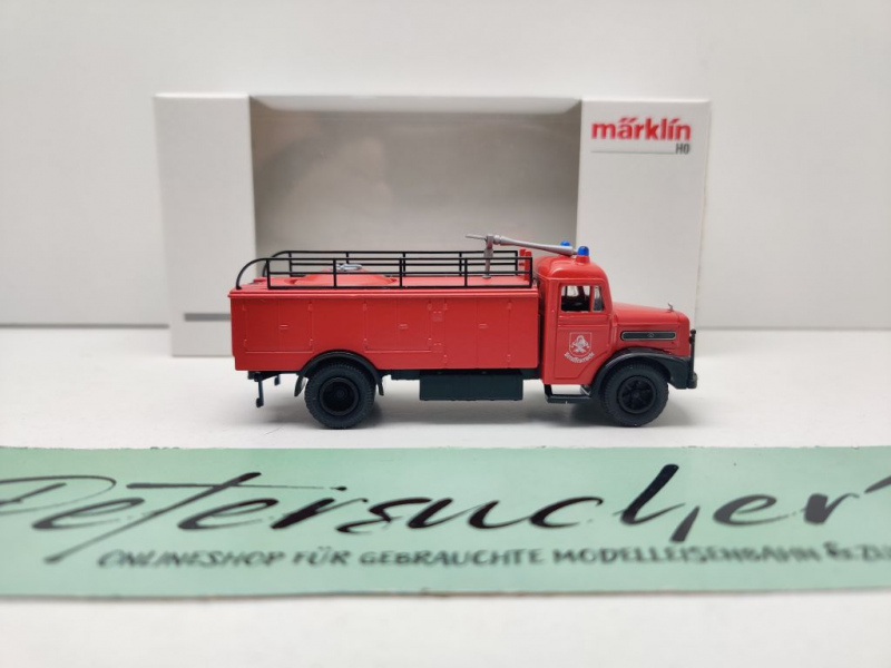 Märklin H0 18751 /  MAN F8 „Pulverlöschfahrzeugs” der Feuerwehr / Ep.III / OVP