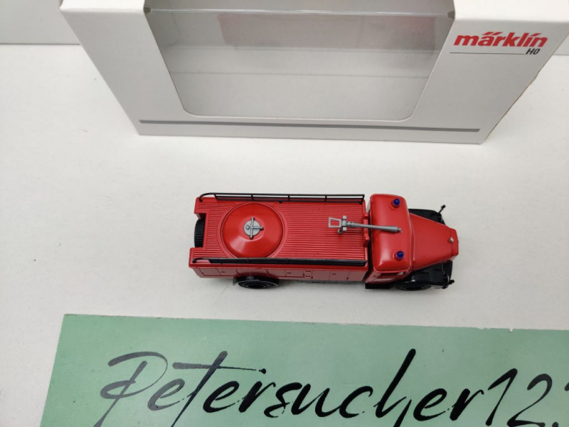 Märklin H0 18751 /  MAN F8 „Pulverlöschfahrzeugs” der Feuerwehr / Ep.III / OVP