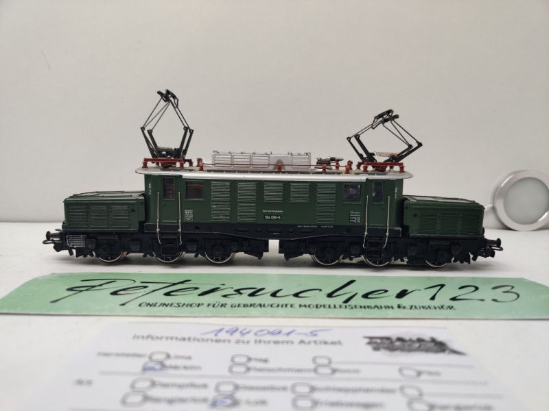 Märklin H0 AC 3022 / BR194 091-5 Elektrolok / Grün  / DB / Analog / Bastler