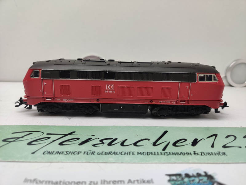 Märklin H0 AC 29060 / BR216 059-6 Diesellok / Rot / DB / FX-Digital