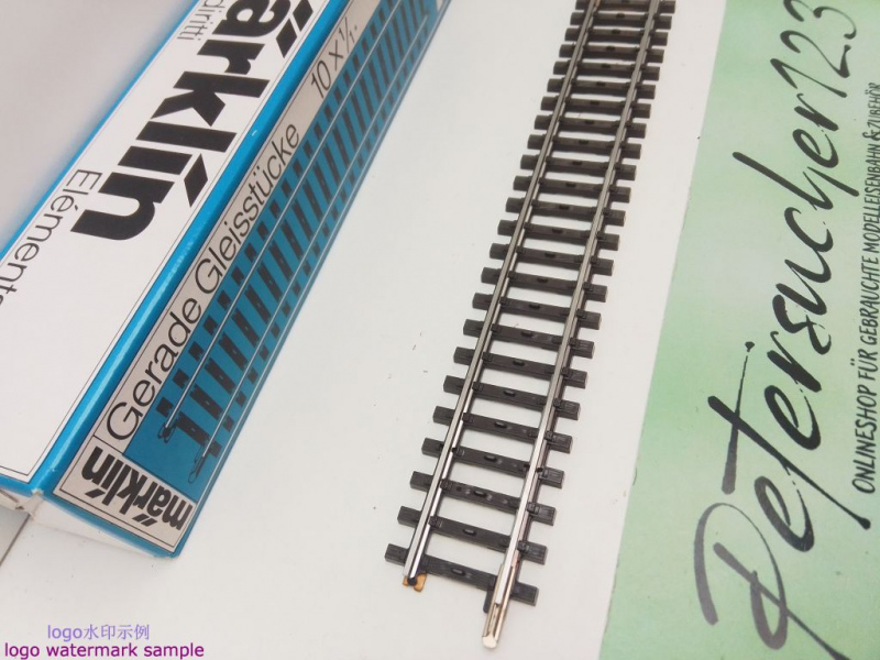 Märklin H0 AC 2200 1x Gerades K-Gleis aus OVP / 1/1 = 180 mm