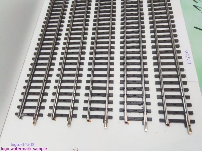 Märklin H0 AC 2200 5x Gerades K-Gleis / 1/1 = 180 mm