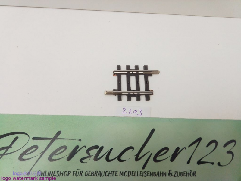 Märklin H0 AC 2203 1x Gerades K-Gleis / 1/6 = 30 mm