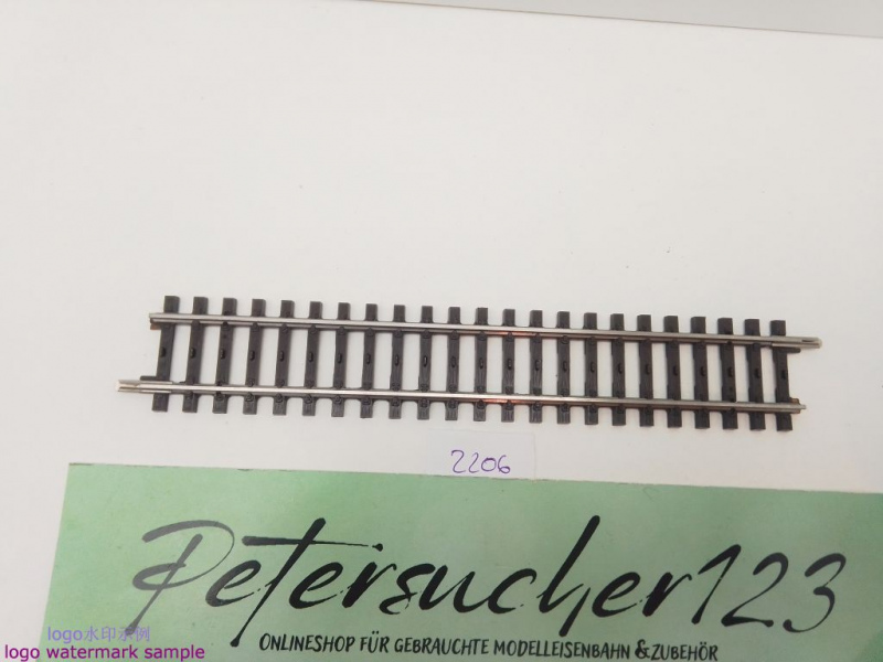 Märklin H0 AC 2206 1x Gerades K-Gleis / 168,9 mm