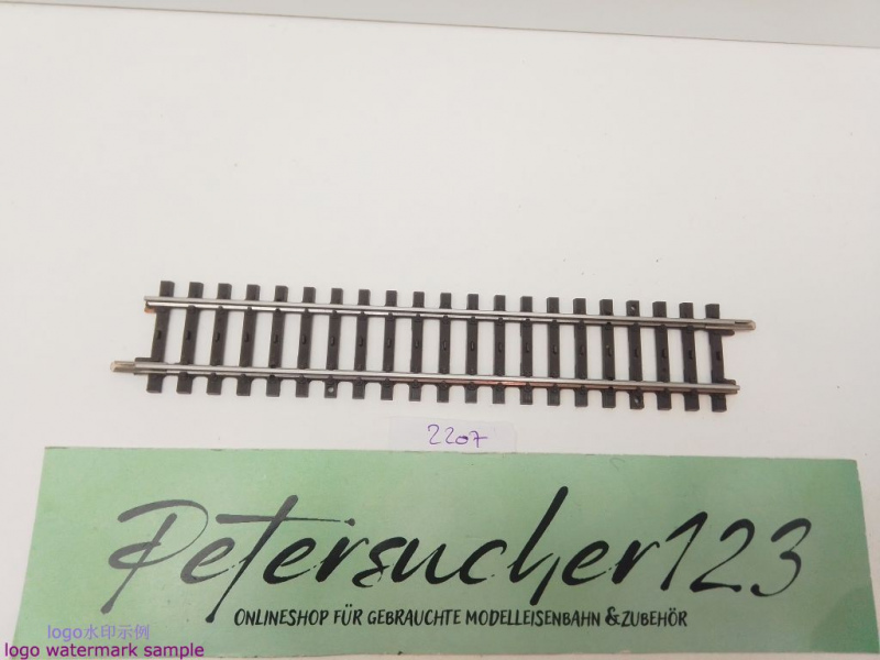 Märklin H0 AC 2207 1x Gerades K-Gleis / 156 mm