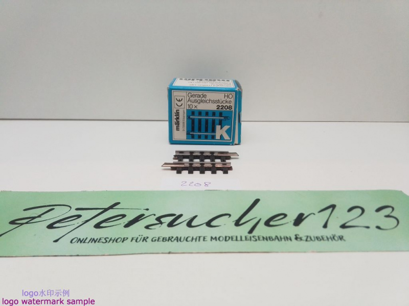 Märklin H0 AC 2208 1x Gerades K-Gleis / 35,1 mm / aus OVP