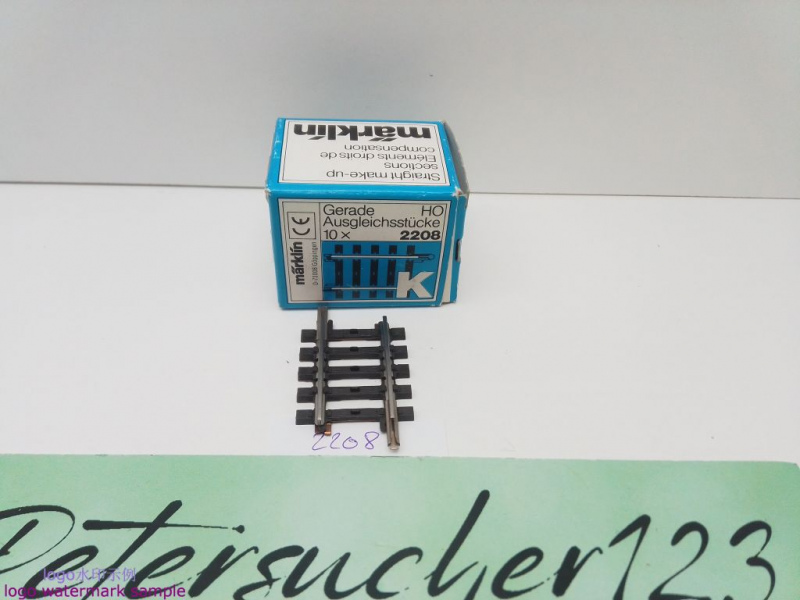 Märklin H0 AC 2208 1x Gerades K-Gleis / 35,1 mm / aus OVP