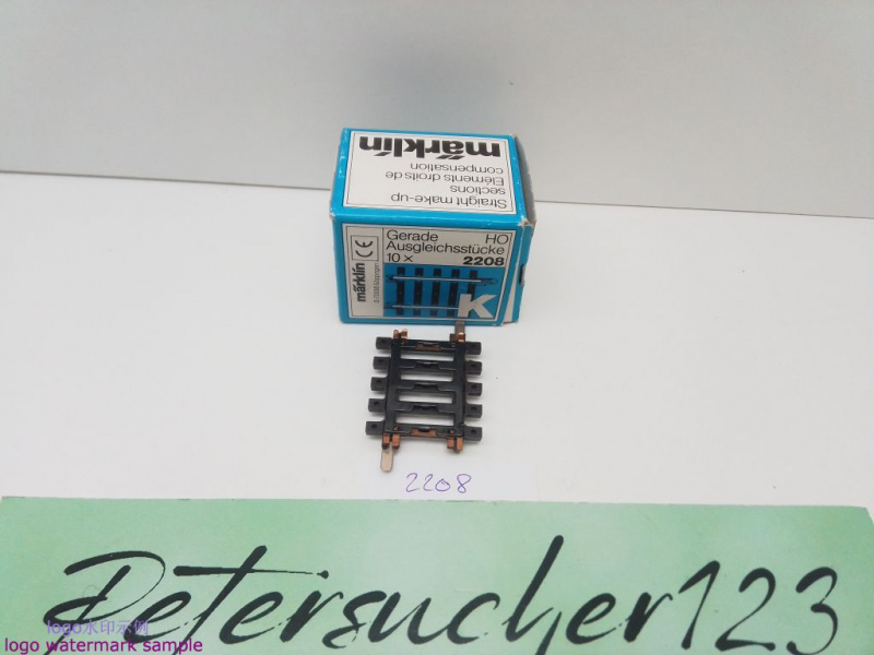 Märklin H0 AC 2208 1x Gerades K-Gleis / 35,1 mm / aus OVP