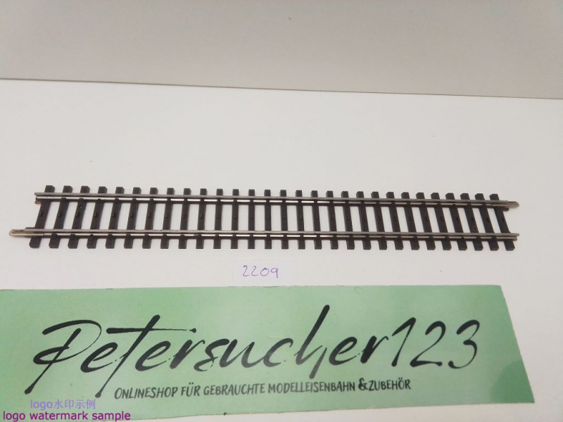 Märklin H0 AC 2209 1x Gerades K-Gleis / 217,9 mm