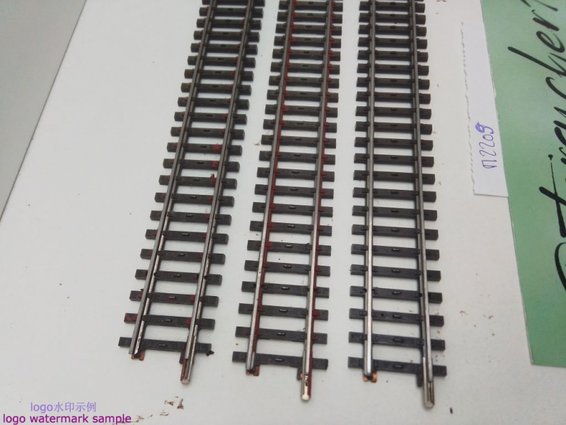 Märklin H0 AC 2209 3x Gerades K-Gleis / 217,9 mm / Farbe, Kleber