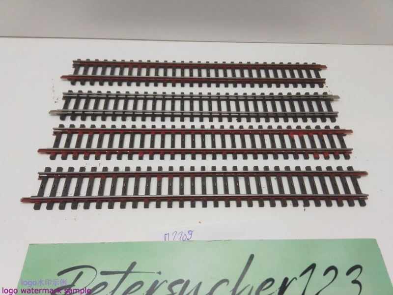 Märklin H0 AC 2209 4x Gerades K-Gleis / 217,9 mm / Farbe, Kleber