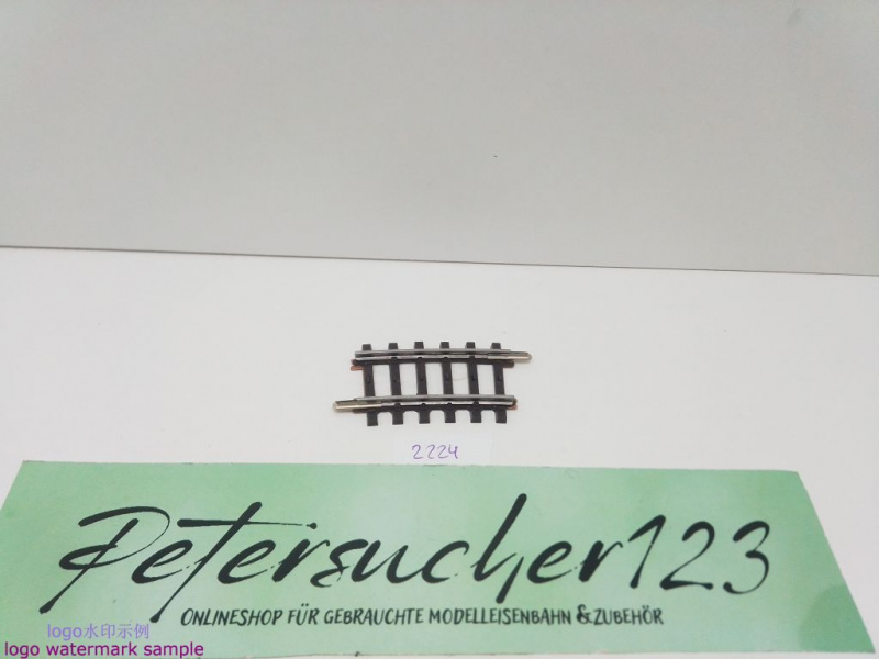 Märklin H0 AC 2224 Gebogenes  K-Gleis R = 360 mm / 1/4=7,5°