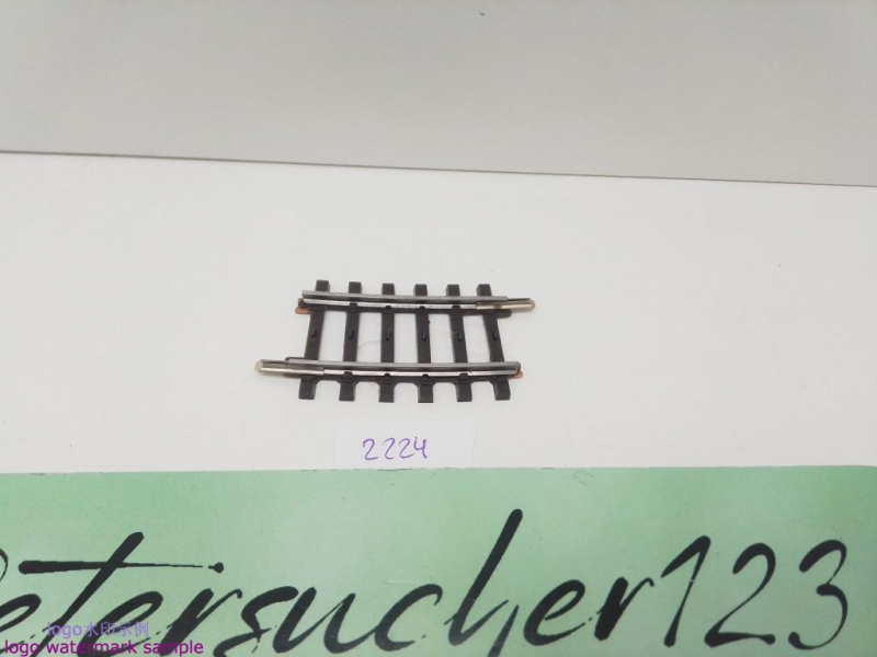 Märklin H0 AC 2224 Gebogenes  K-Gleis R = 360 mm / 1/4=7,5°