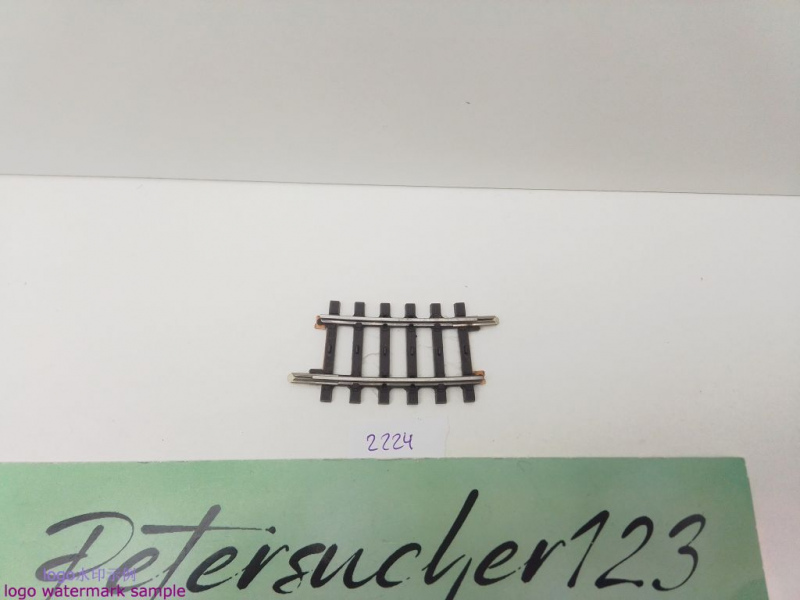 Märklin H0 AC 2224 Gebogenes  K-Gleis R = 360 mm / 1/4=7,5°