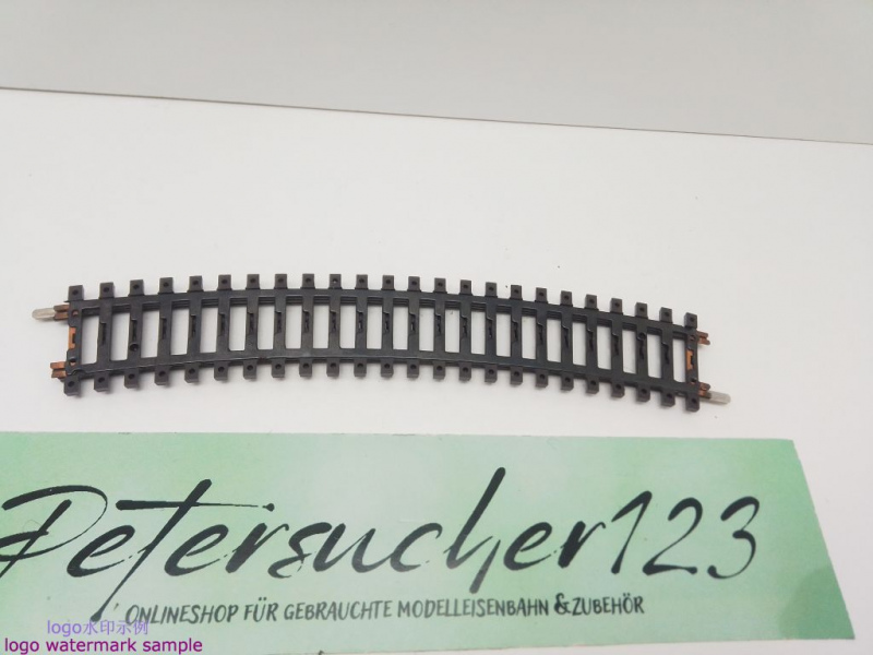 Märklin H0 AC 2232 1x gebogenes K-Gleis / R 424,6 / 22° 30'= 3/4
