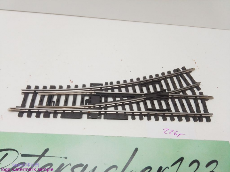 Märklin H0 AC 2265 K-Gleis Weiche / links / 168,9 mm / 22° 30
