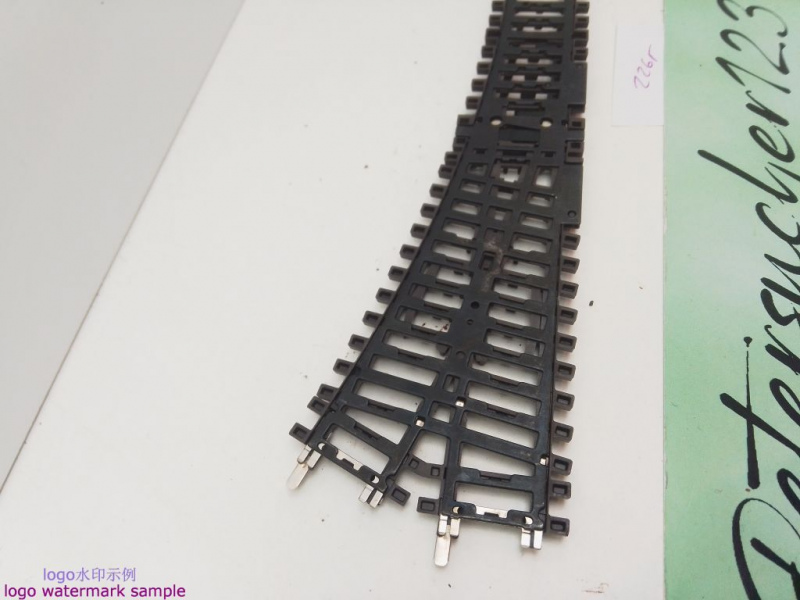 Märklin H0 AC 2265 K-Gleis Weiche / links / 168,9 mm / 22° 30